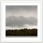 White wood frame, square