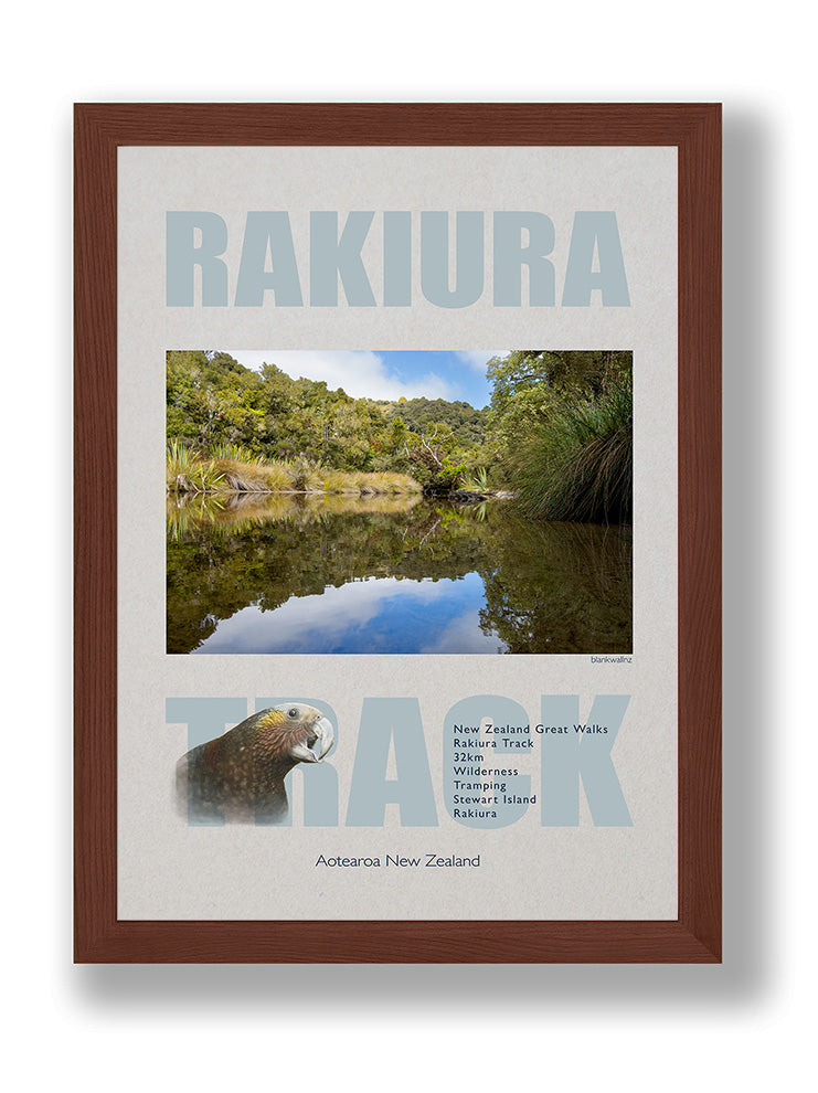 Rakiura Track poster (framed or unframed)