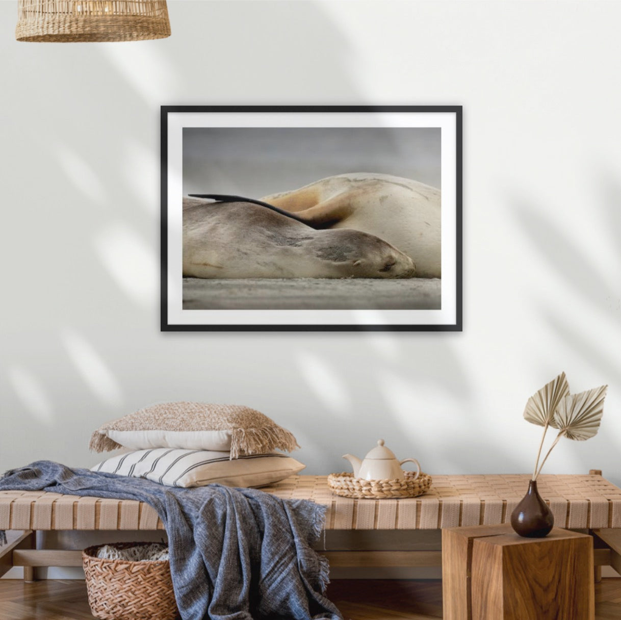 A1 wood frame (841 × 594mm print, 970m × 720mm frame)