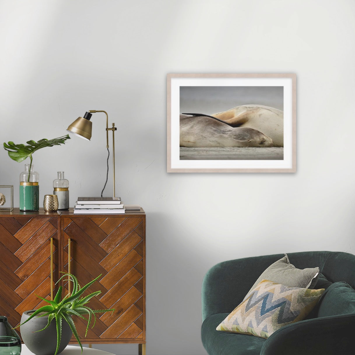 A2 wood frame (594 x 420mm print, 720 × 550mm frame)