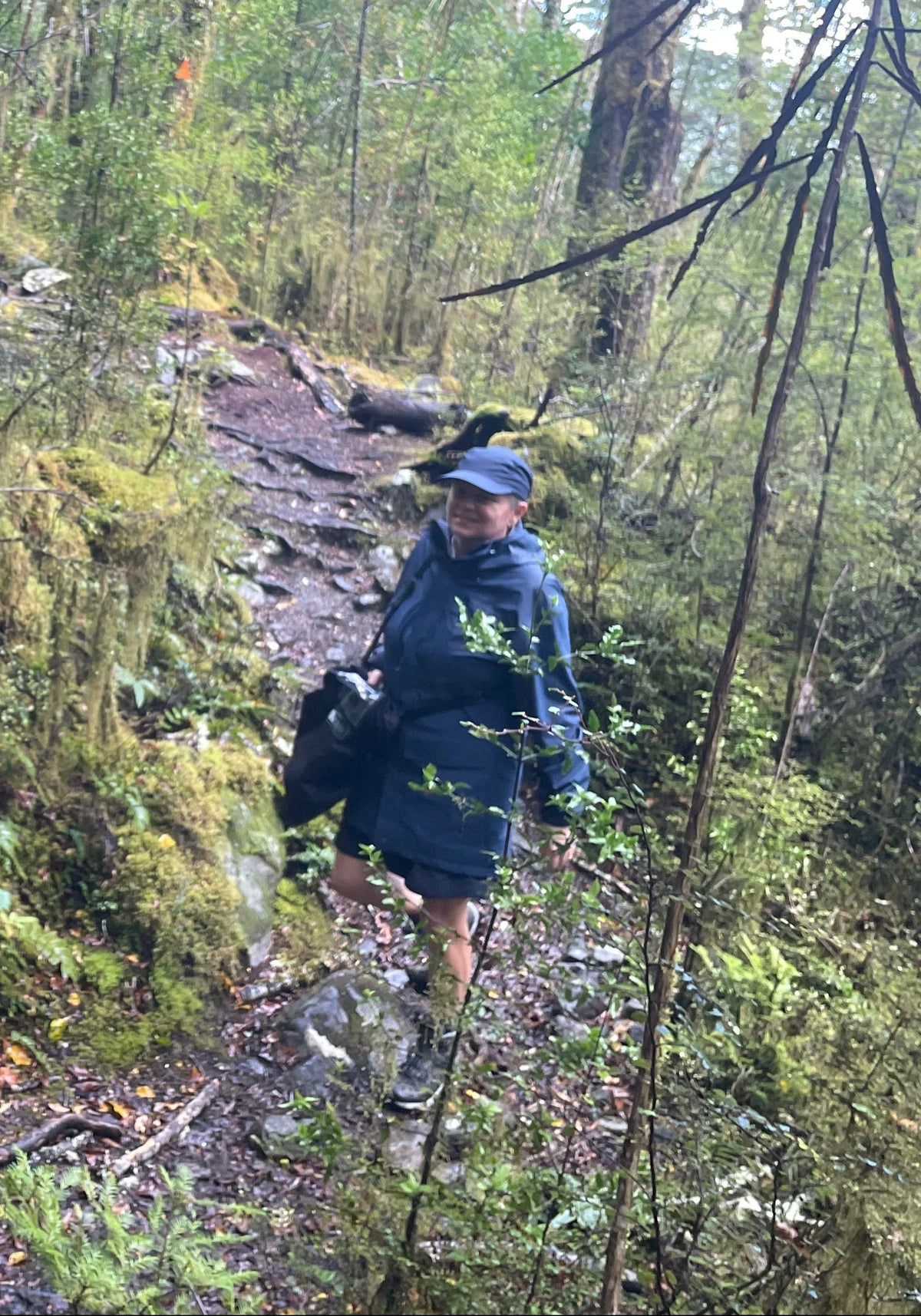 Wet day hike with big camera 