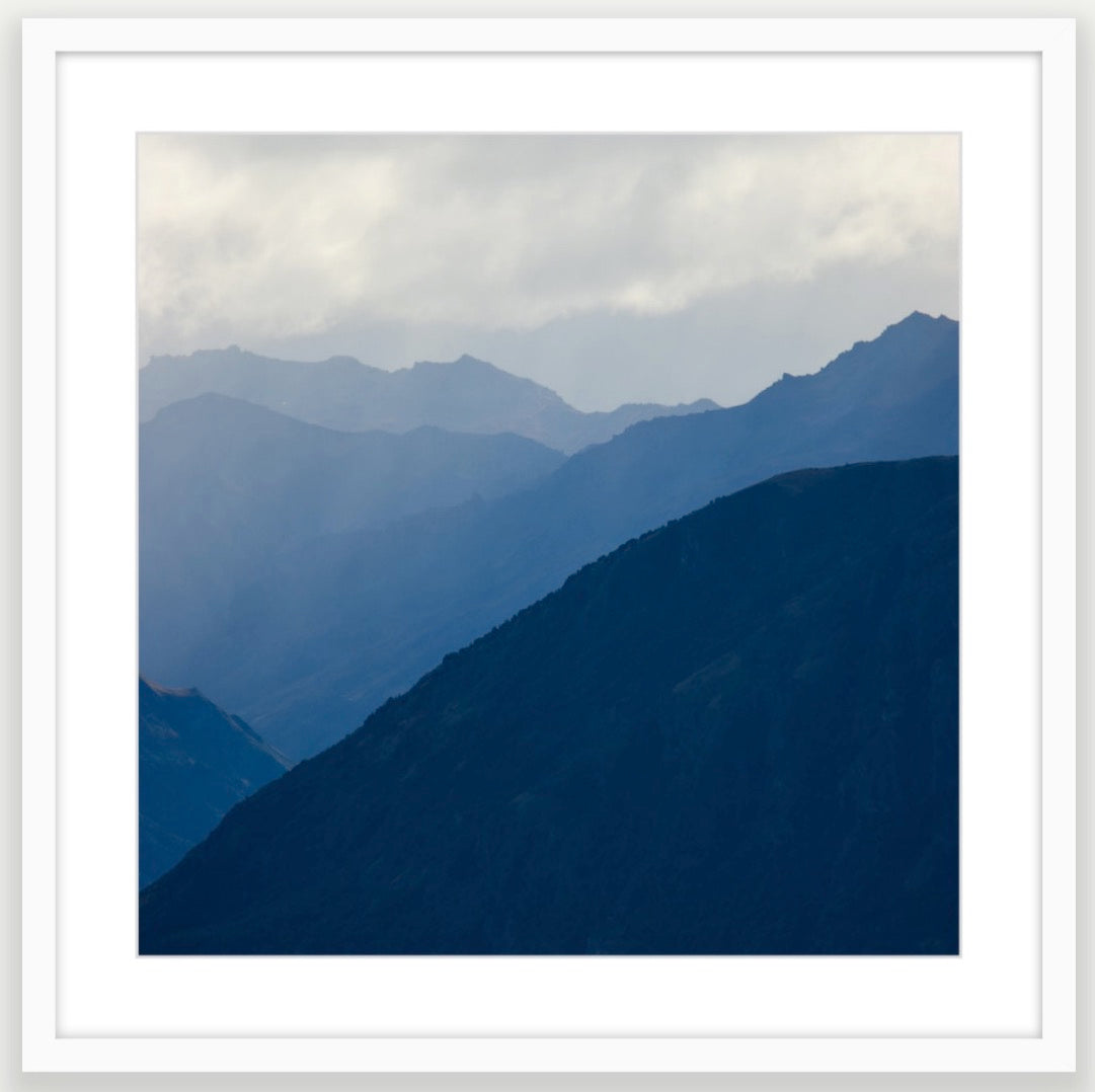 White wood frame