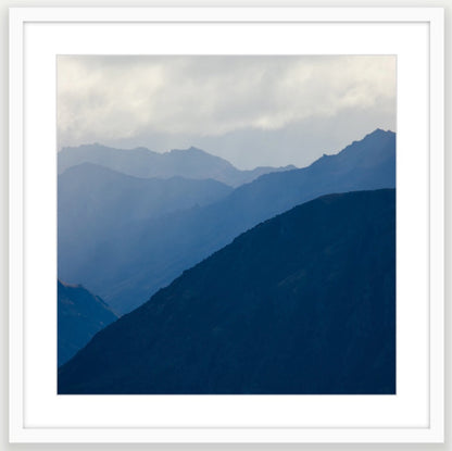 White wood frame