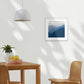 White wood frame (400 x 400mm print; 530× 530mm frame)
