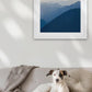 White wood frame (500 x 500mm print, 630 × 630mm frame)