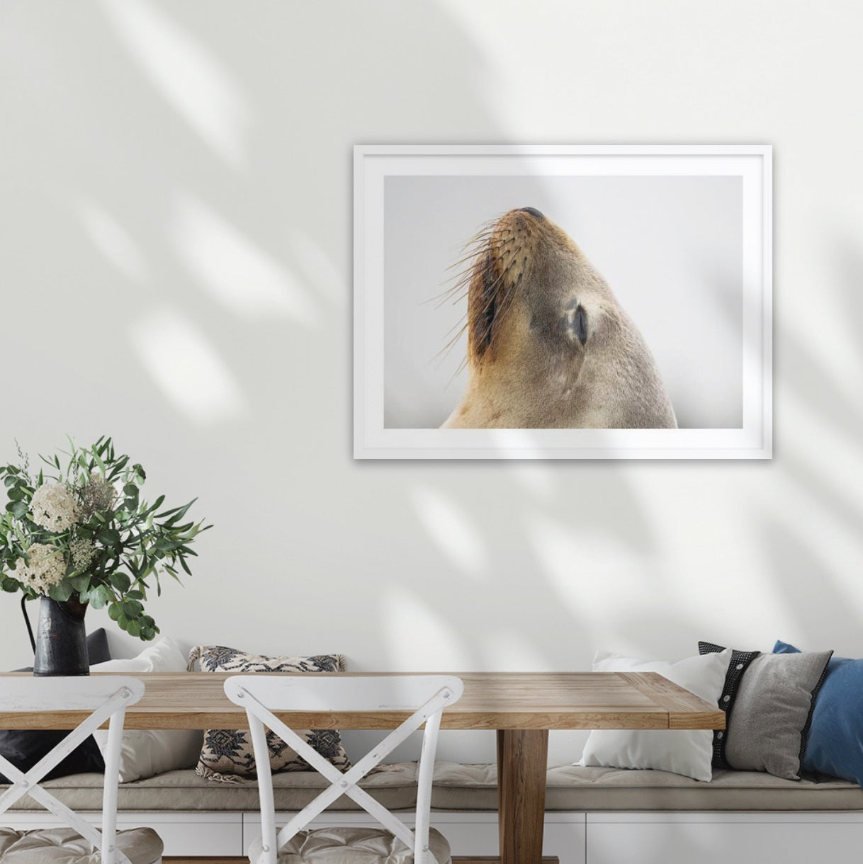 A1 wood frame (841 × 594mm print, 970m × 720mm frame)