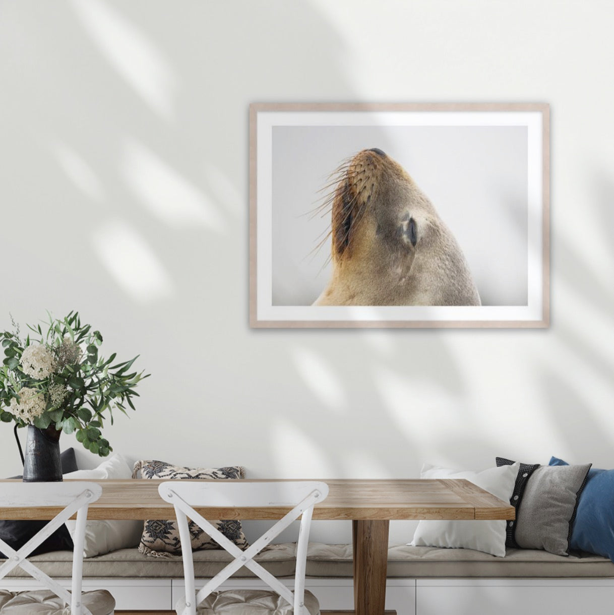 A1 wood frame (841 × 594mm print, 970m × 720mm frame)