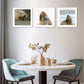 Example of three 50x50cm frames