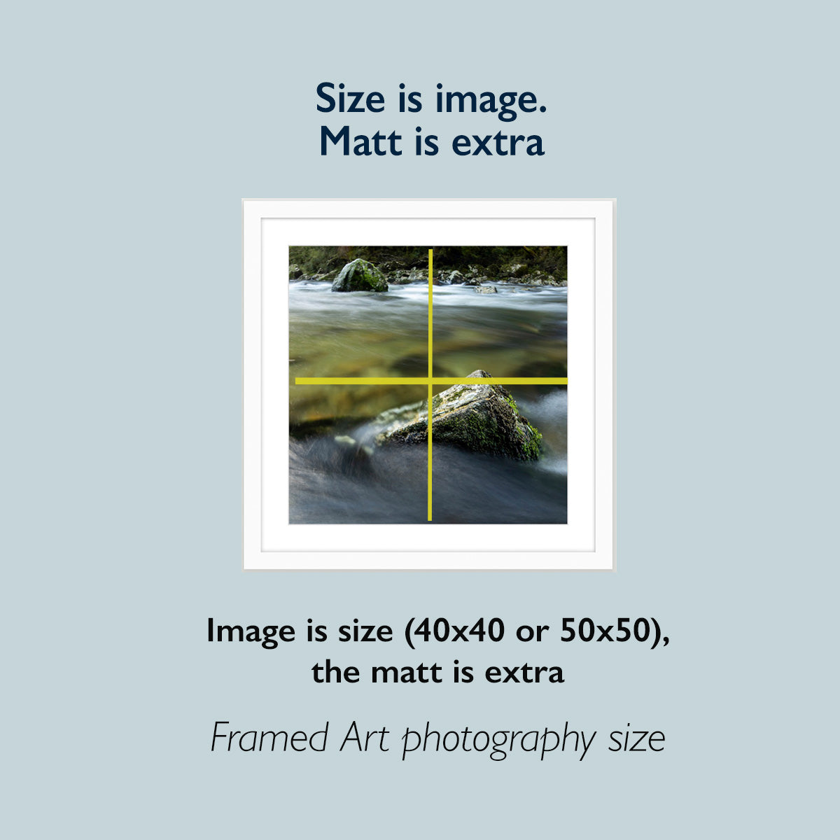 Image is the referred to size, matt is extra