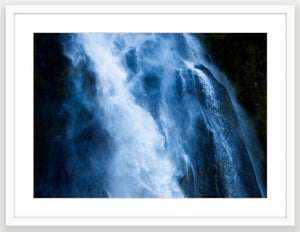 White wood frame