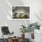 A1 white wood frame (841 × 594mm print, 970m × 720mm frame)