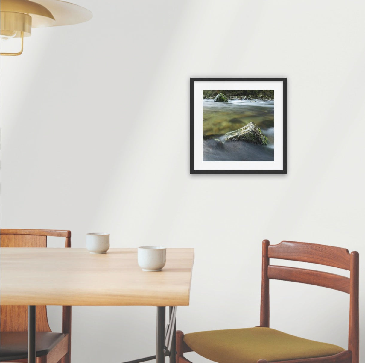 Wood frame (400 x 400mm print; 530× 530mm frame) square