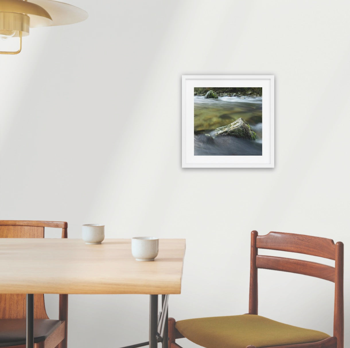 Wood frame (400 x 400mm print; 530× 530mm frame)