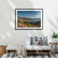 Sweeping sunset views of Queenstown's Remarkables mountain range in late spring, overlooking Lake Wakatipu, New Zealand