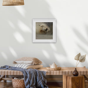 Wood frame (400 x 400mm print; 530× 530mm frame)