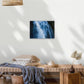 The Blue Waterbird celebrating the ethereal swirling waters of the Stirling Falls, Milford Sound in Aotearoa, New Zealand. 16"x24" Canvas 400x600mm (approx. A2 or 42x59.4cm)