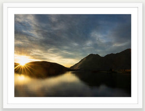 White wood frame