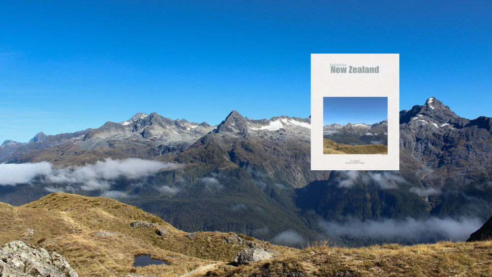 Routeburn and Fiordland landscape &  New Zealand wilderness poster of the Routeburn Track