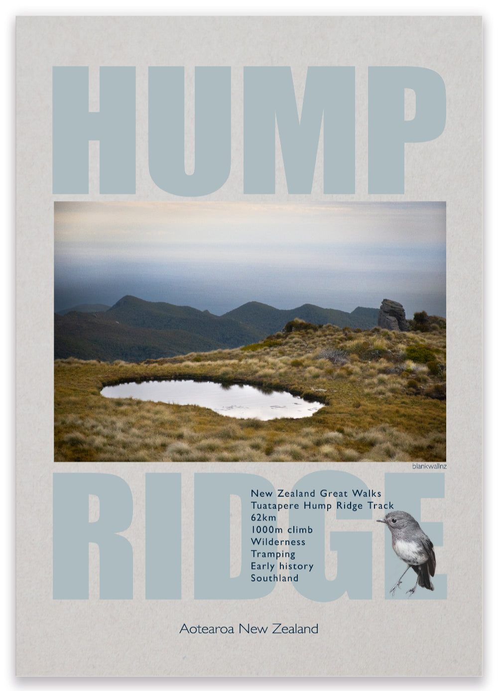 Hump Ridge laminated poster