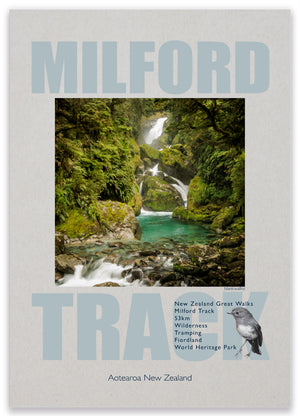 Milford Track laminated poster