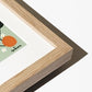 oak frame with bevelled border mat